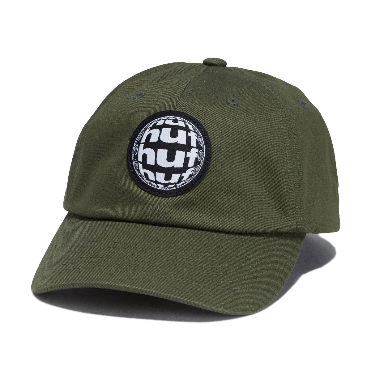 HUF Wide Angle 6 Panel CV Hat - Olive image 1