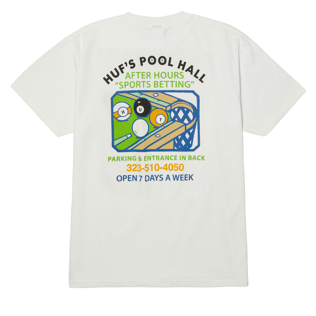 HUF Rack Em Up T-Shirt - White image 1