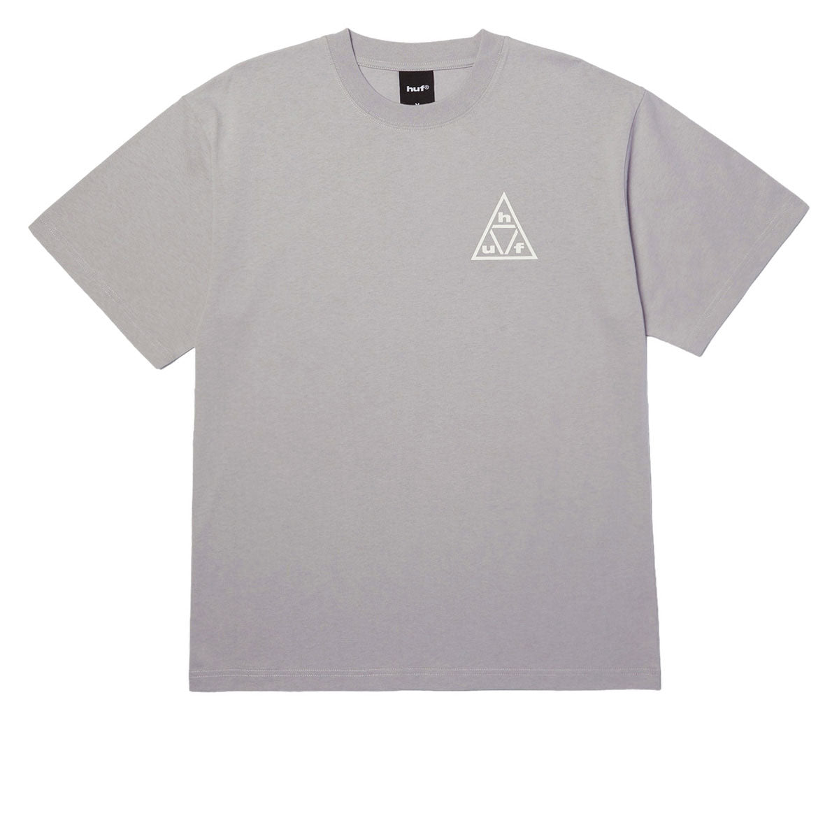 HUF Triple Triangle T-Shirt - Lilac Chalk/White image 1