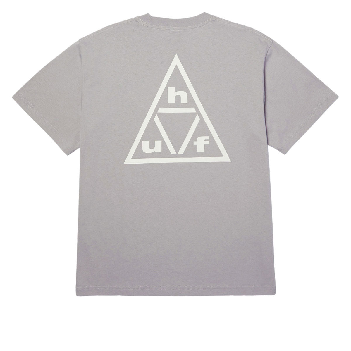 HUF Triple Triangle T-Shirt - Lilac Chalk/White image 2