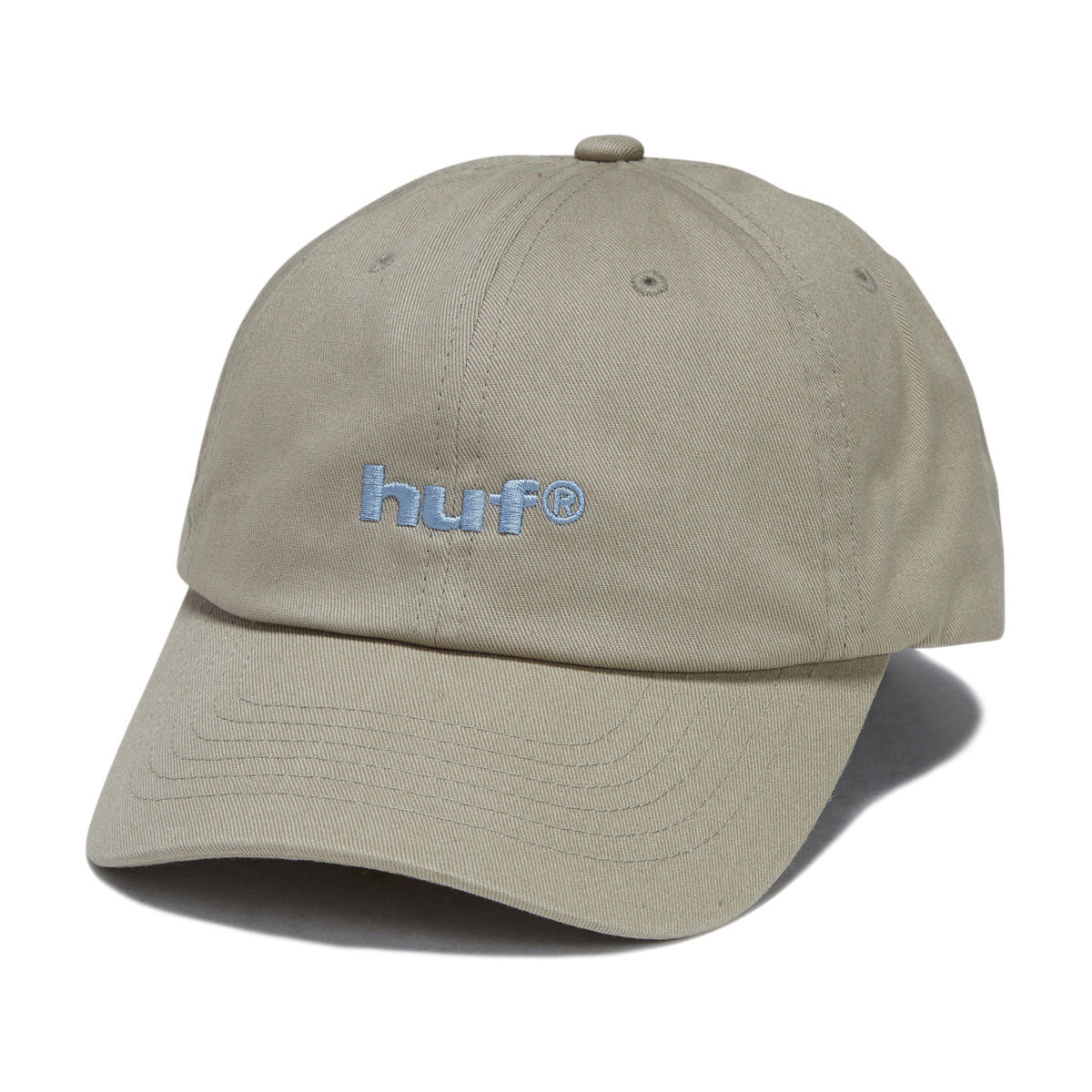 HUF 89 Embroidered 6 Panel CV Hat - Stone/Blue image 1