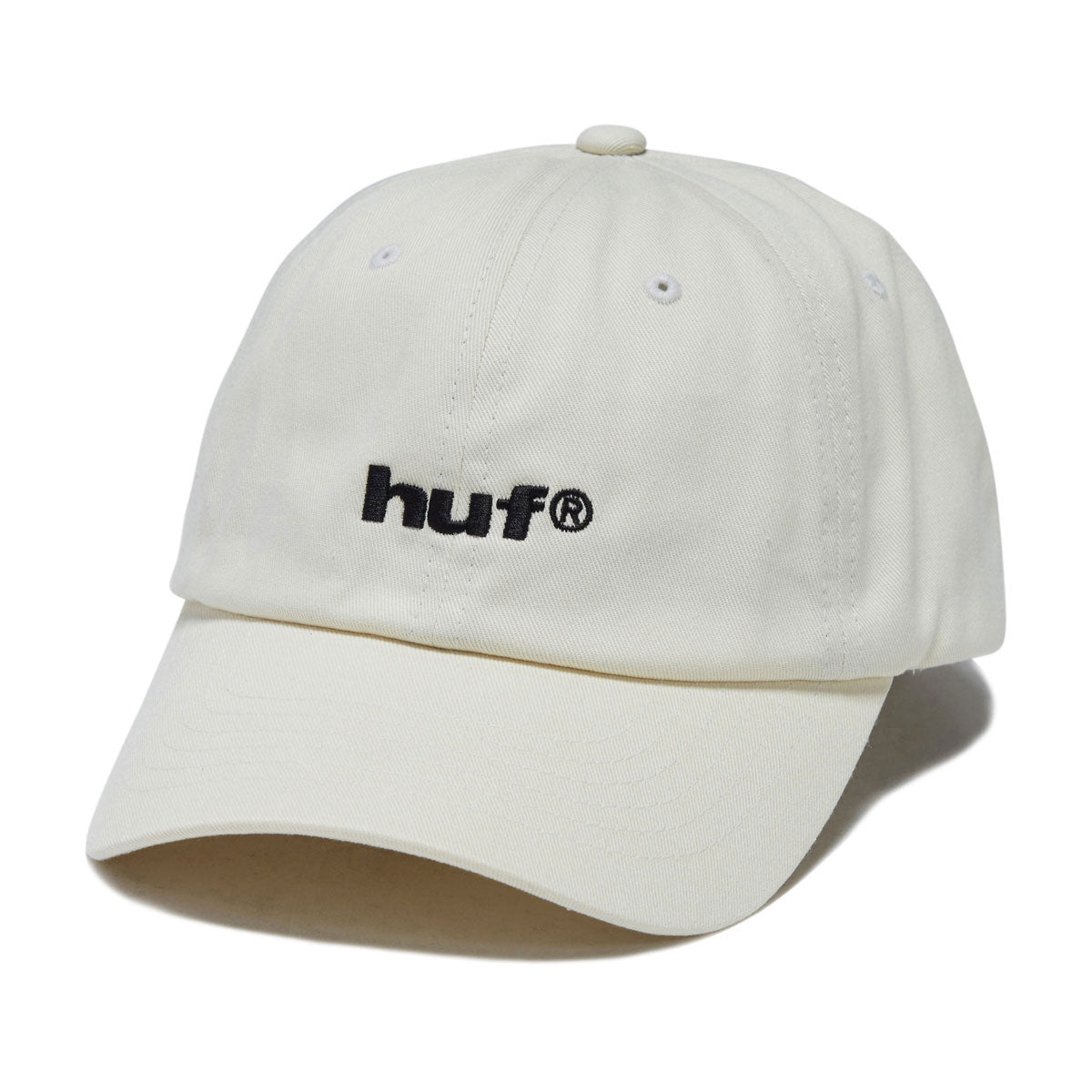 HUF 89 Embroidered 6 Panel CV Hat - Cream/Black image 1
