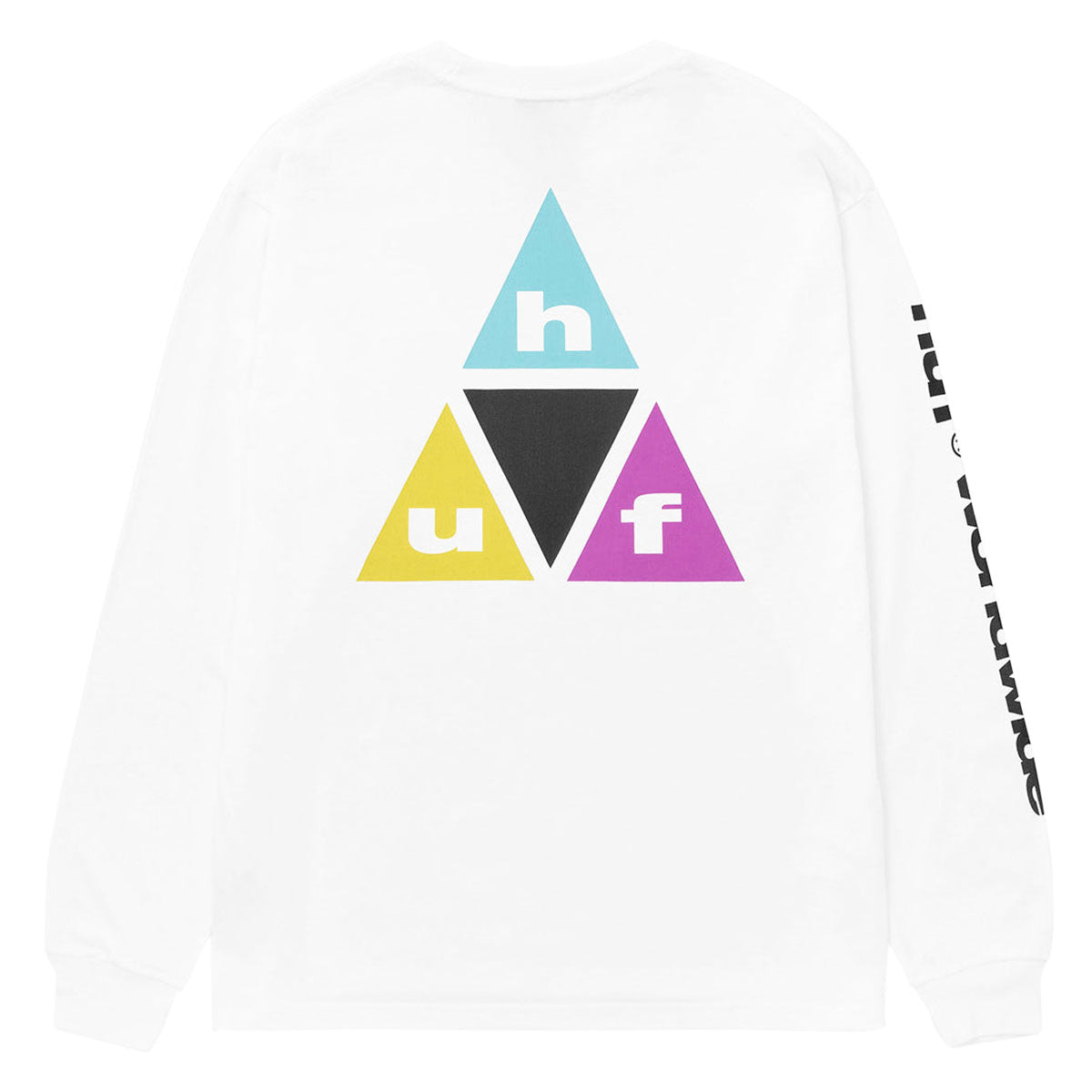 HUF Prism TT Long Sleeve T-Shirt - White II image 2