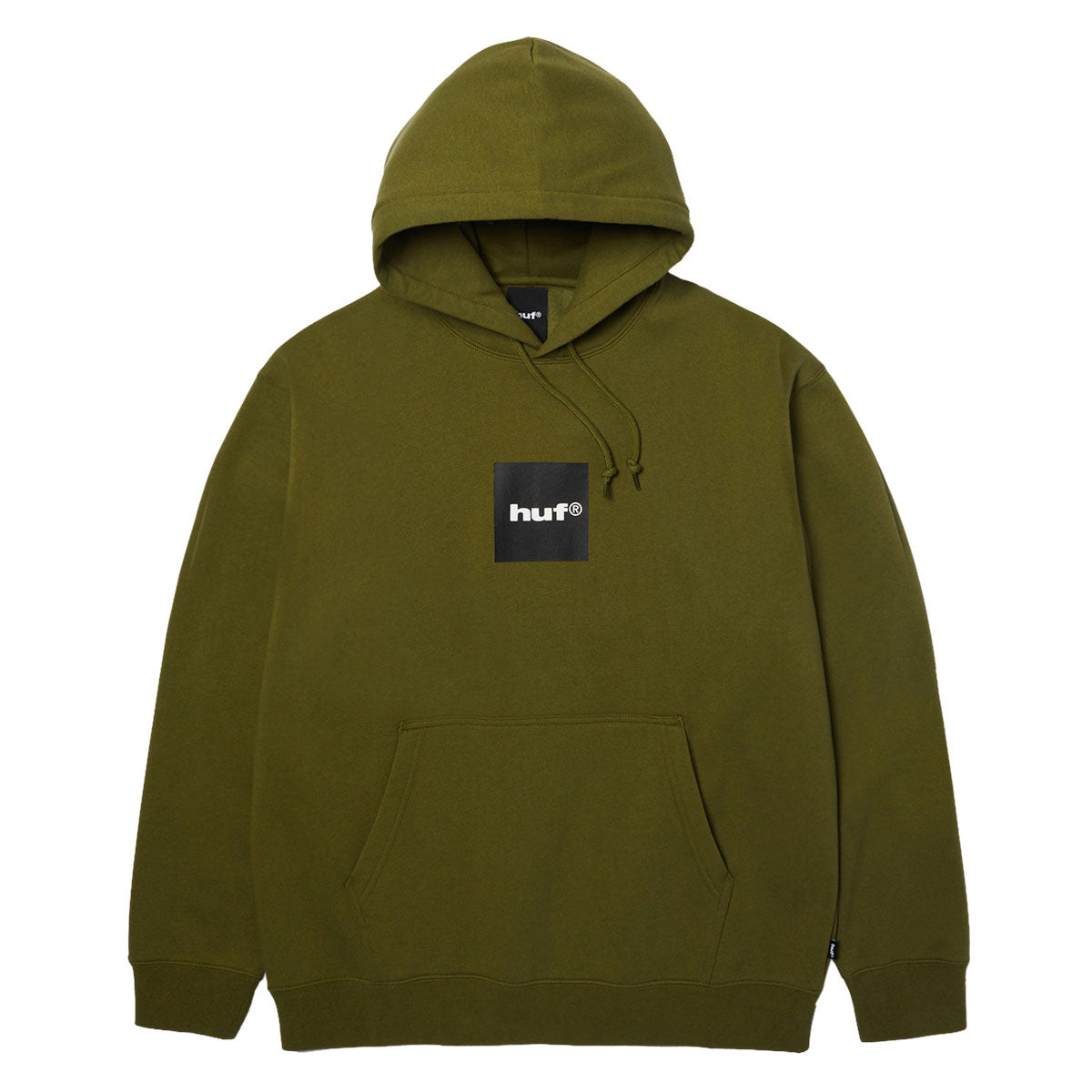 HUF Box Logo Hoodie - Olive/Black image 1