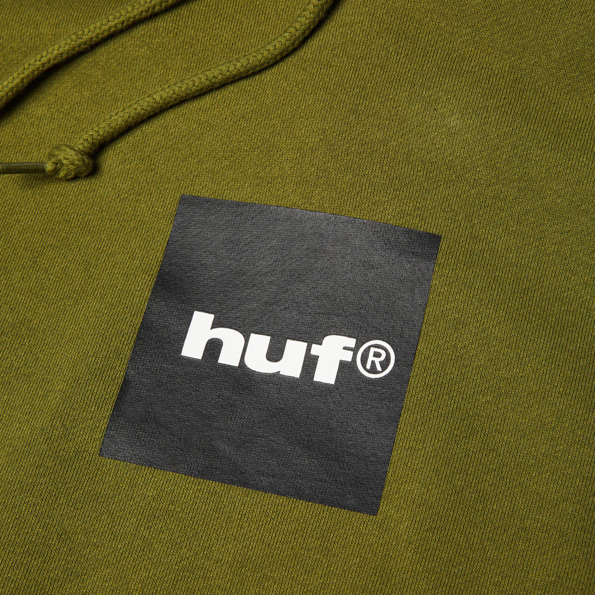 HUF Box Logo Hoodie - Olive/Black image 2