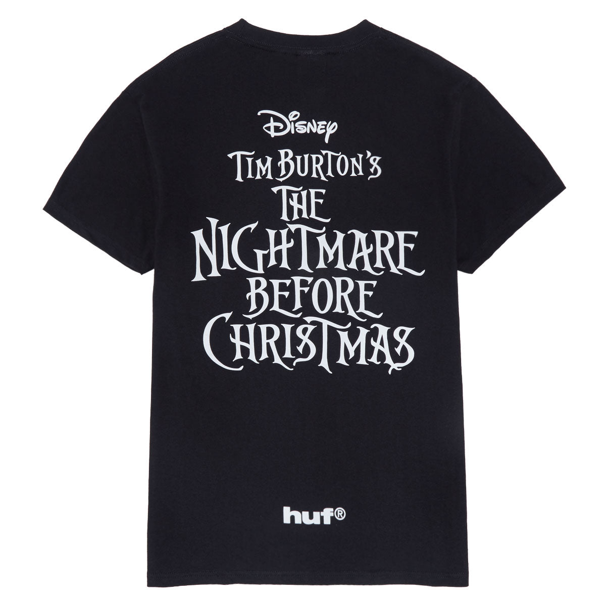 HUF x Nightmare Before Christmas Spiral Hill T-Shirt - Black image 2