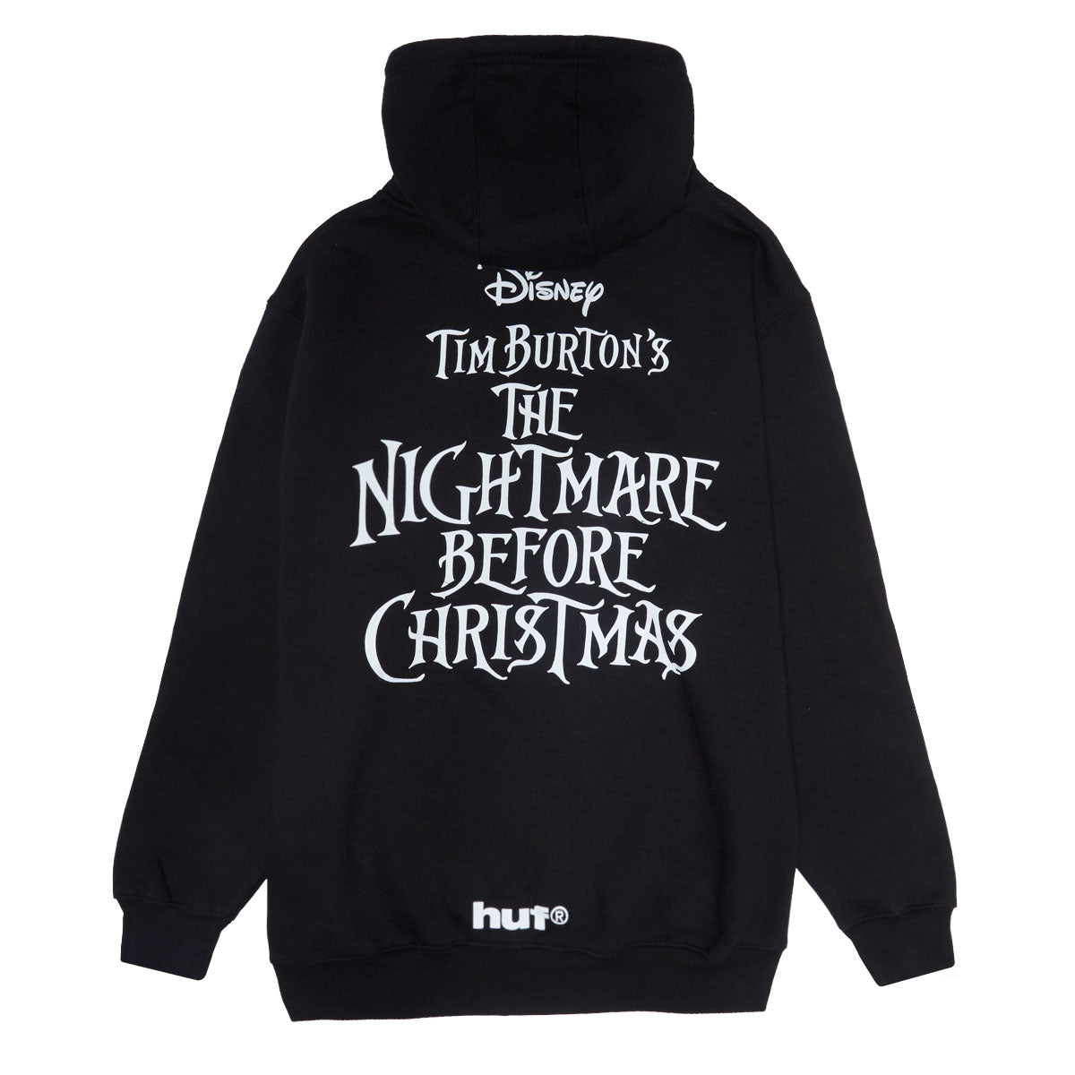 HUF x Nightmare Before Christmas Jack Town Meeting Hoodie - Black image 2