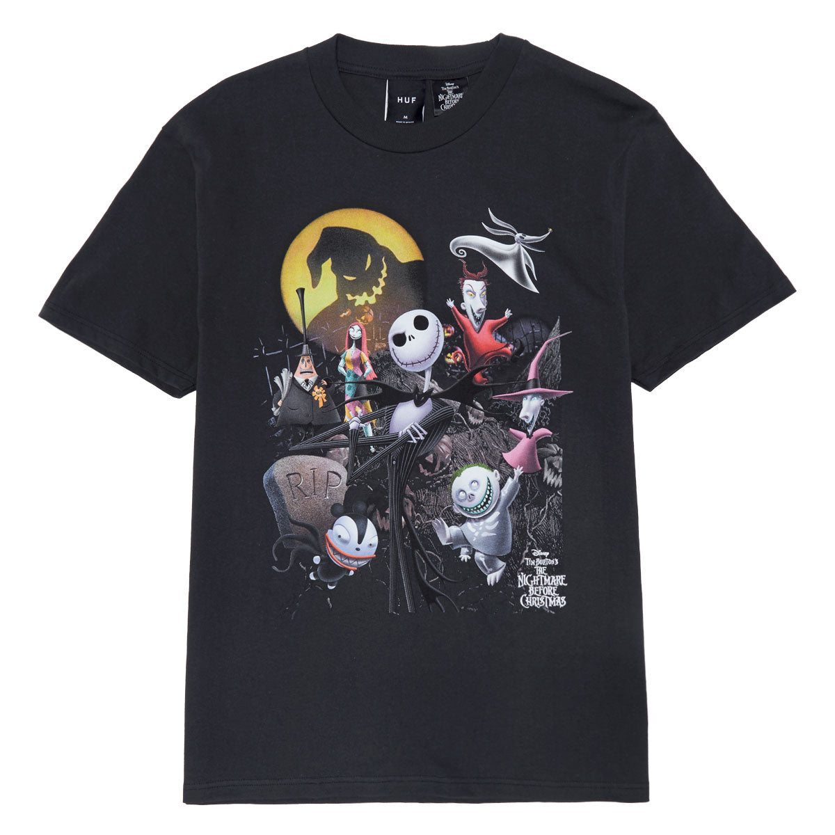 HUF x Nightmare Before Christmas Vintage T-Shirt - Vintage Black image 1
