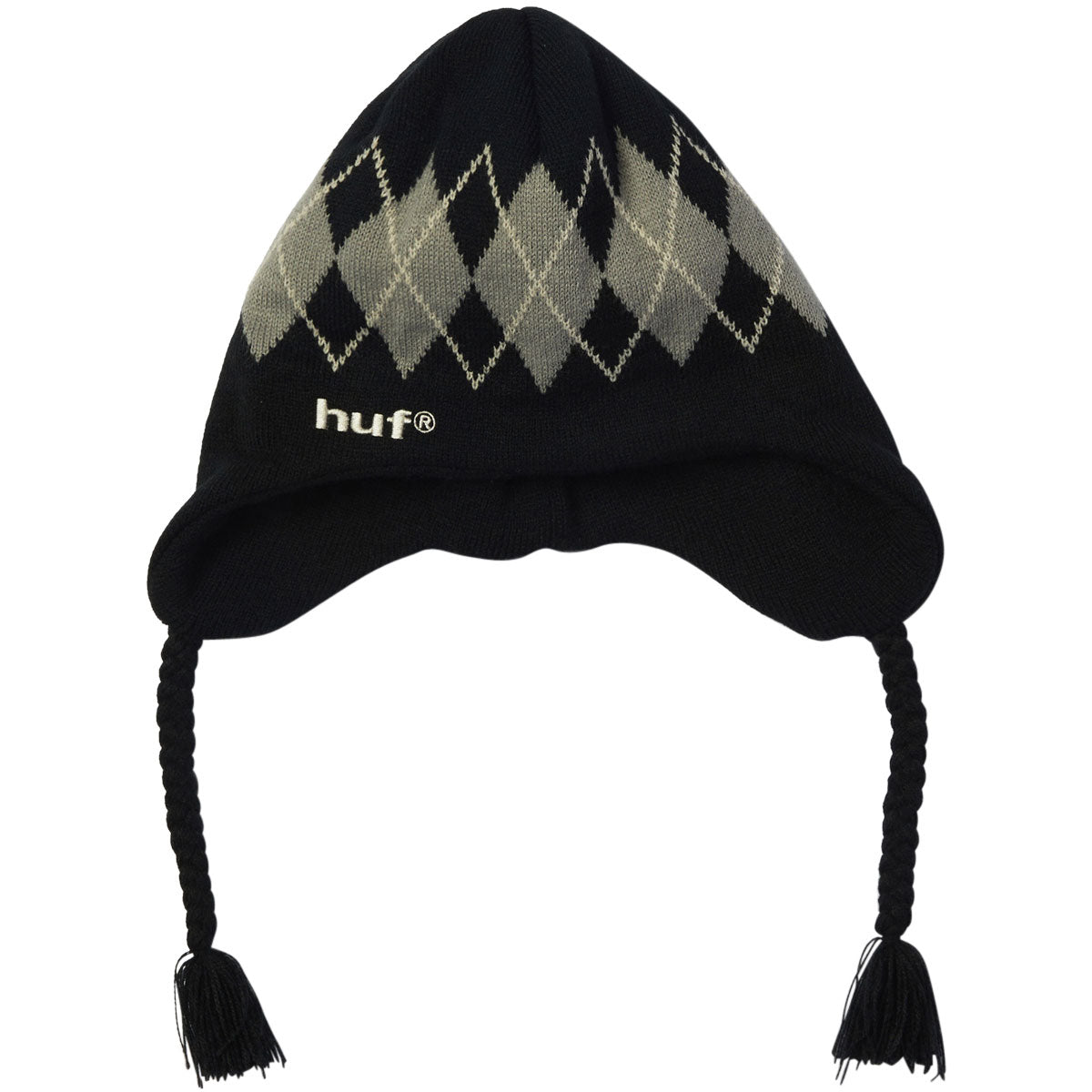 HUF Wilson Braided Beanie - Black image 2