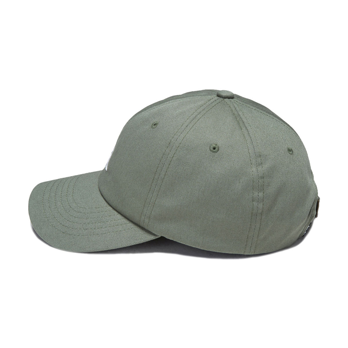 HUF 89 TT Logo 6 Panel CV Hat - Olive/White image 3