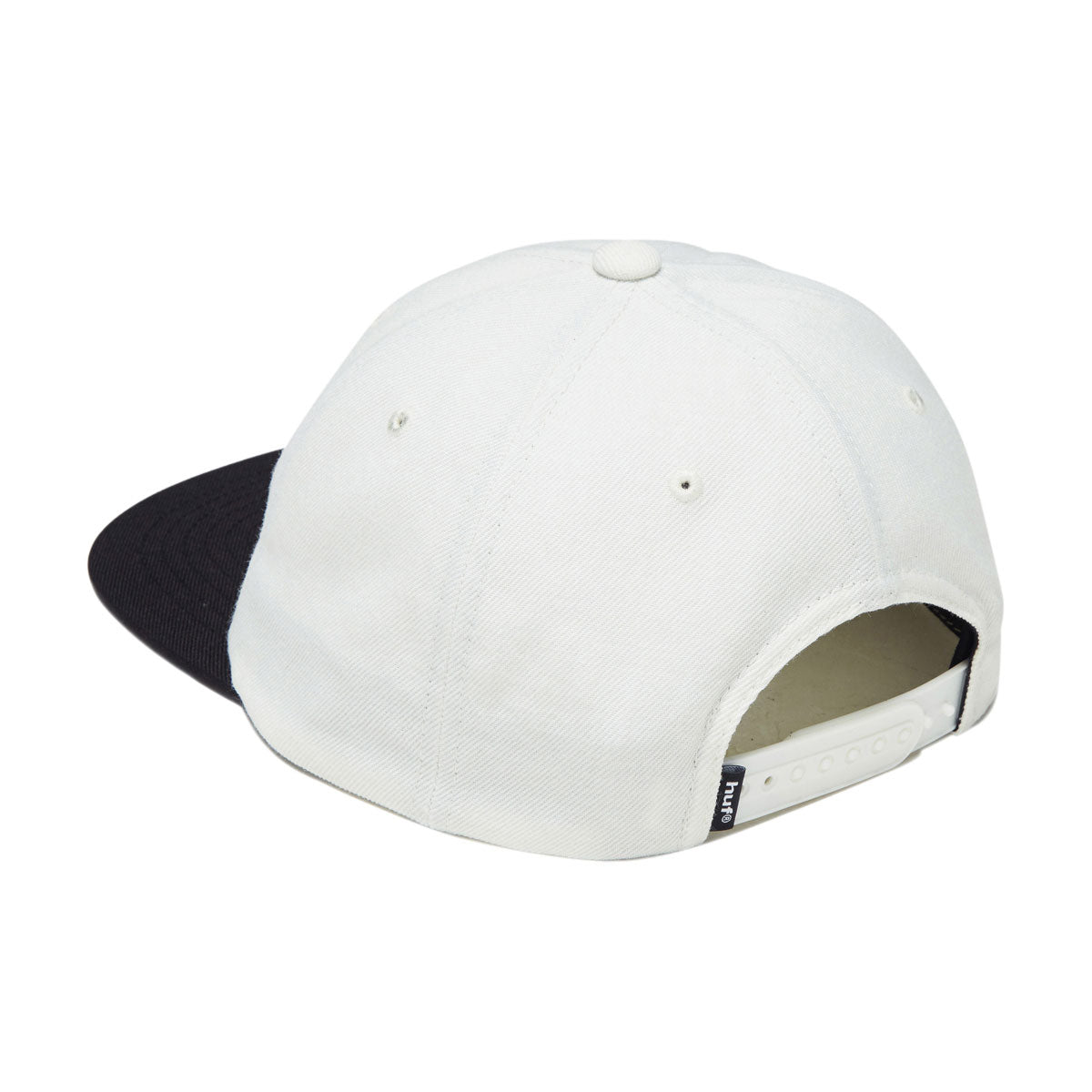 HUF Classic Arch Brushed Snapback Hat - Bleach/Black image 2