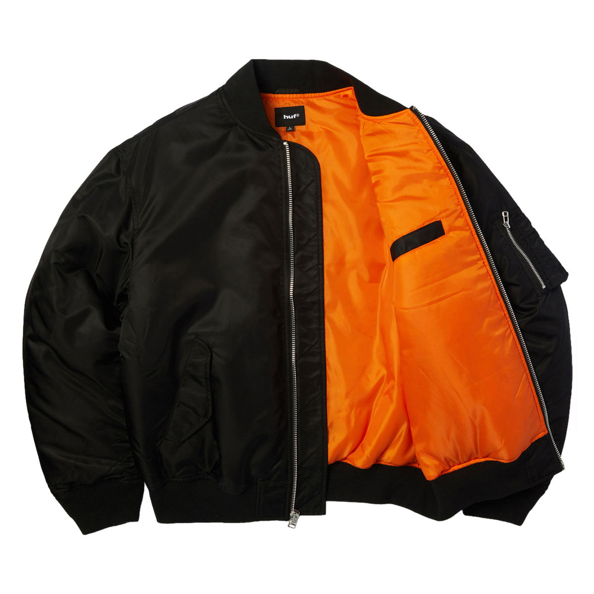HUF Olympia Flight Jacket - Black image 4