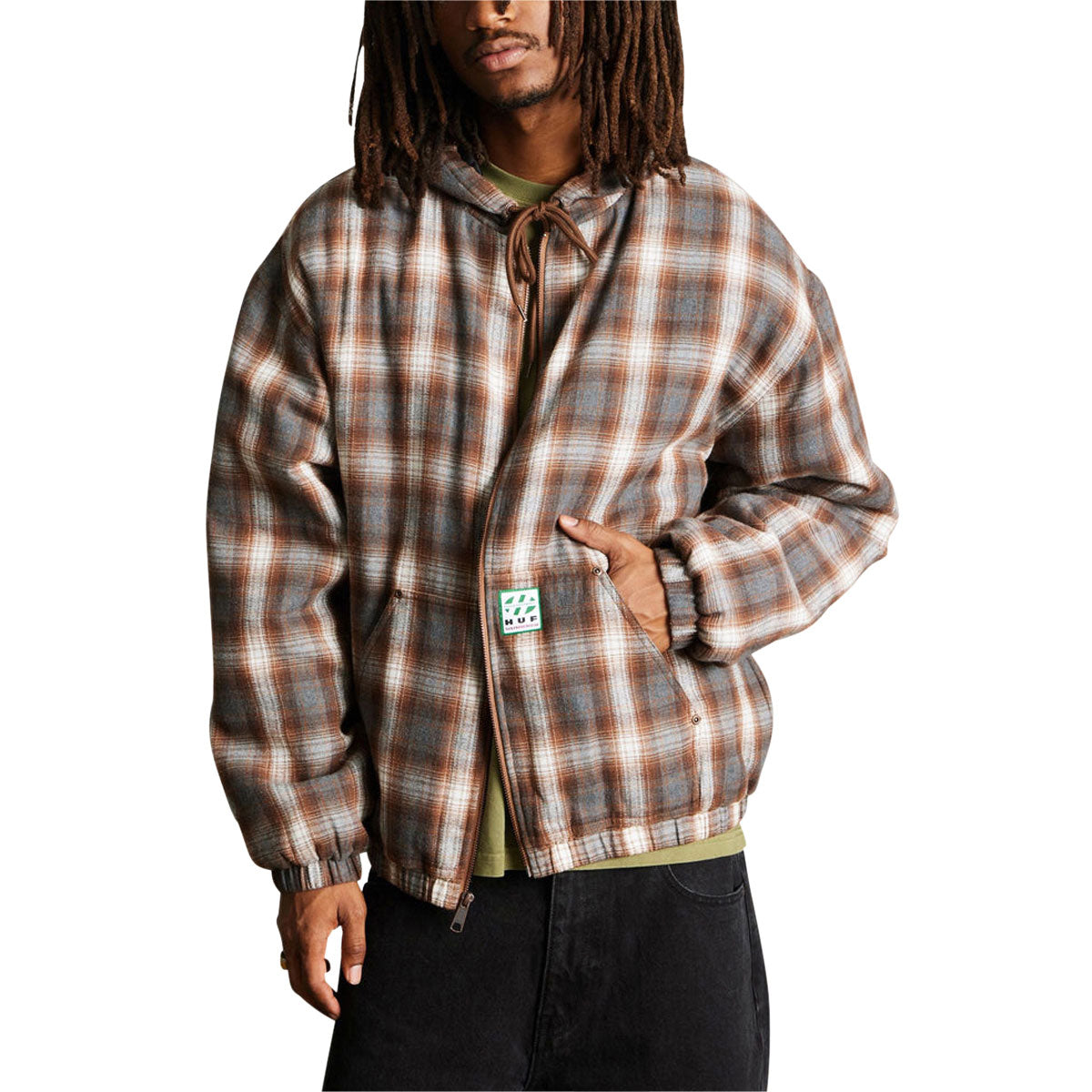 HUF Durango Work Jacket - Dark Brown image 2