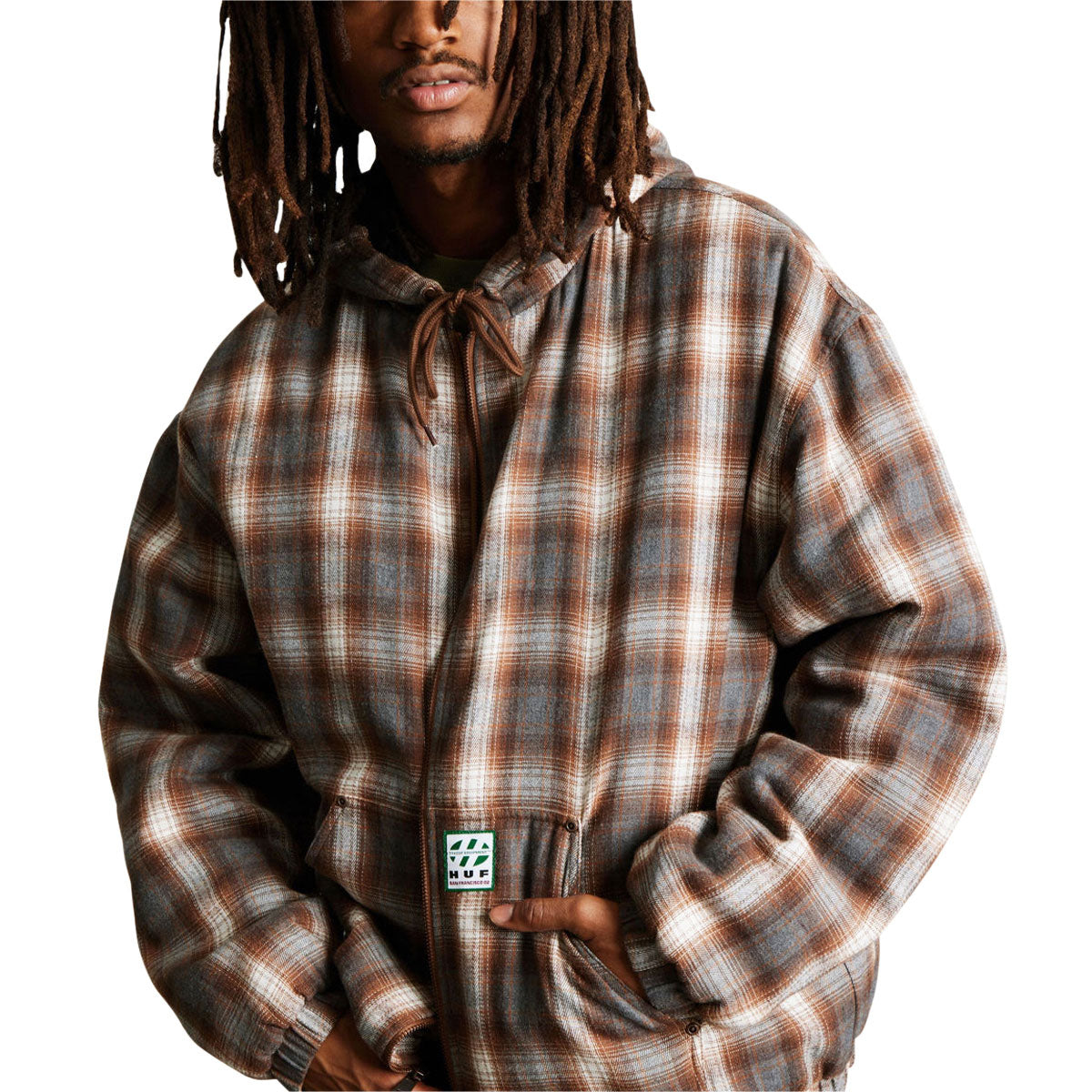 HUF Durango Work Jacket - Dark Brown image 4