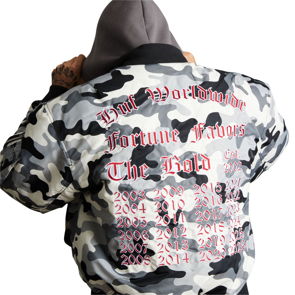 HUF Olympia Camo Flight Jacket - Camo image 3