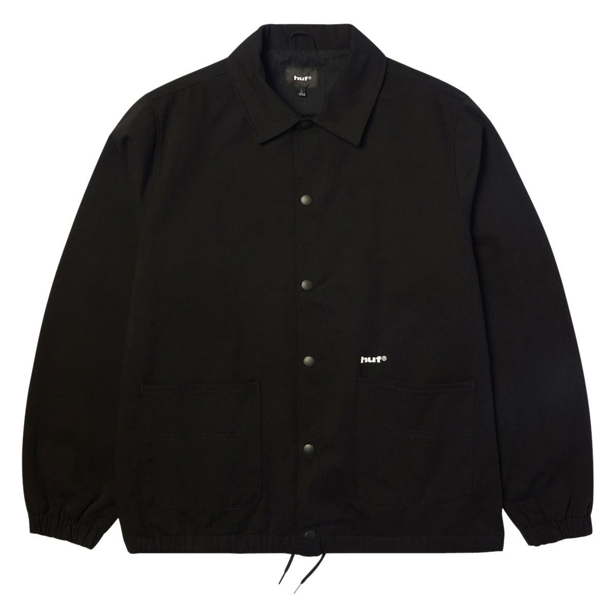 HUF 89 Twill Coaches Jacket - Black/White image 1