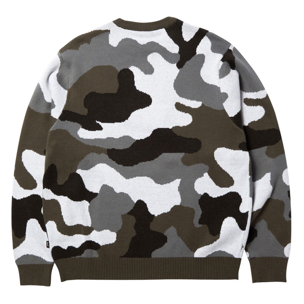 HUF Arch Jacquard Camo Crew Sweatshirt - Camo image 5