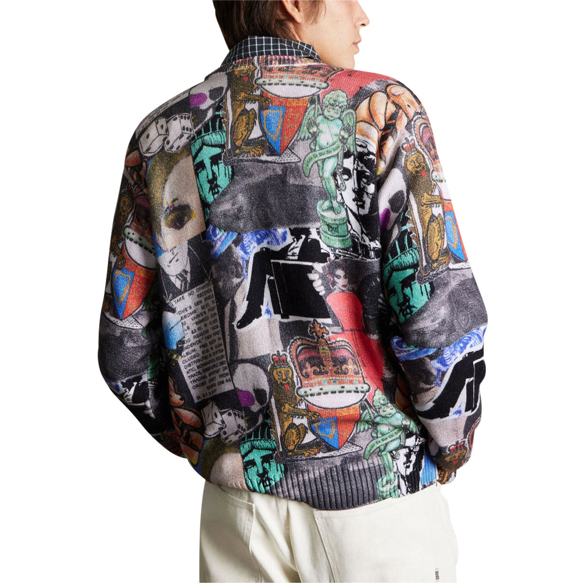 HUF Boulevard Status Crew Sweatshirt - Multi image 3