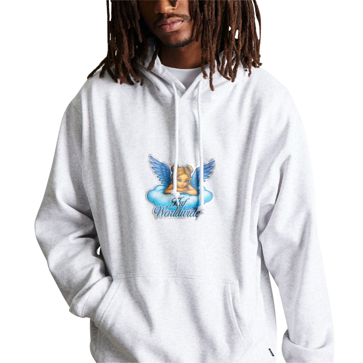 HUF Bliss Hoodie - Heather Grey image 3