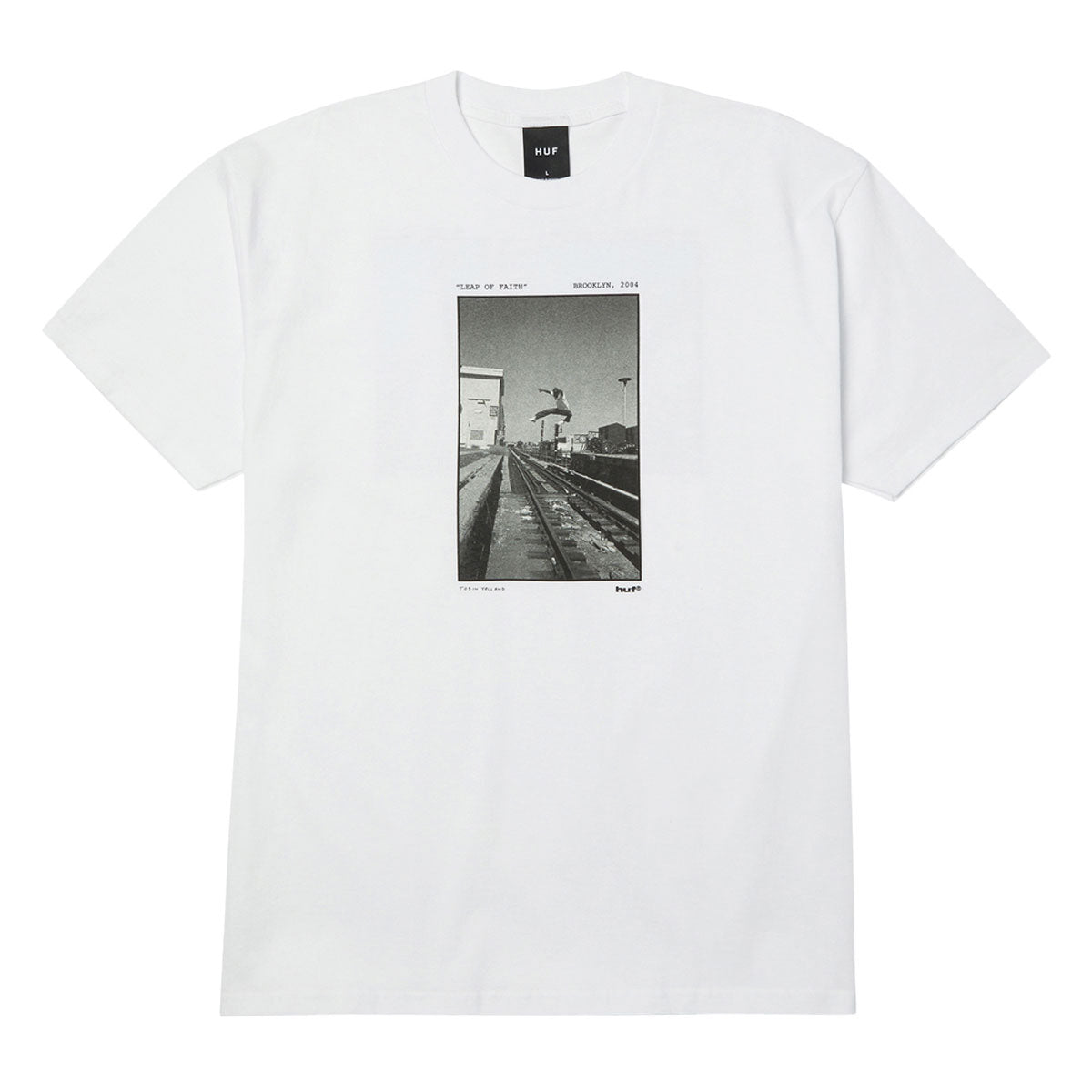 HUF Taking The Leap T-Shirt - White image 1