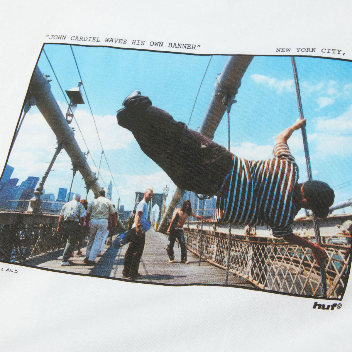 HUF Taking The Leap T-Shirt - White image 4