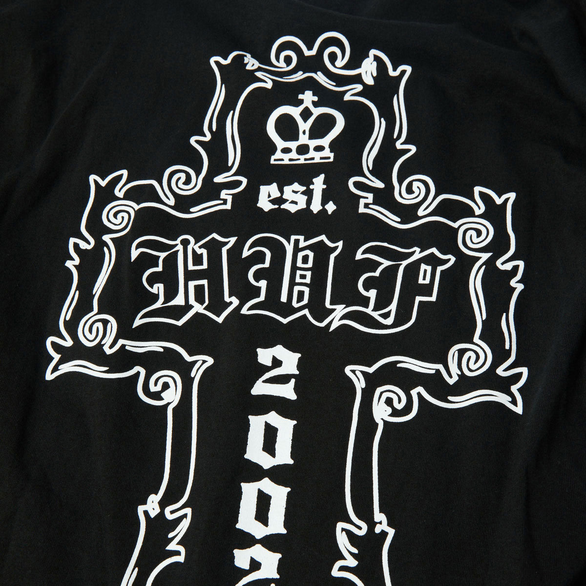 HUF Hard Luxe Long Sleeve T-Shirt - Black image 4