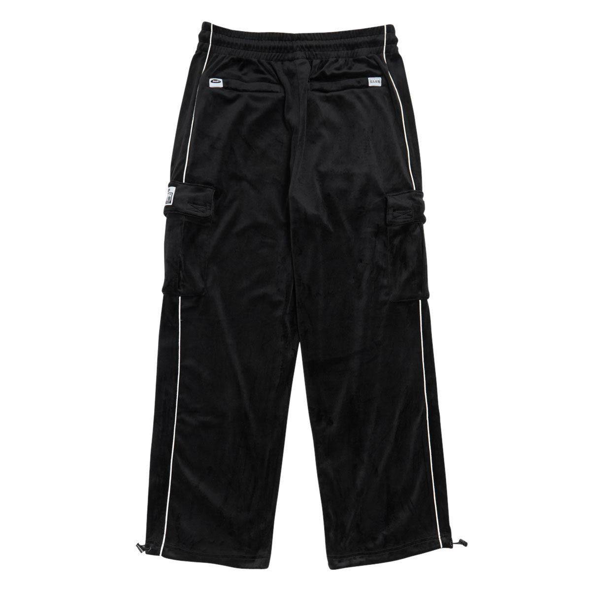 HUF x Pro Club Velour Cargo Pants - Black image 2
