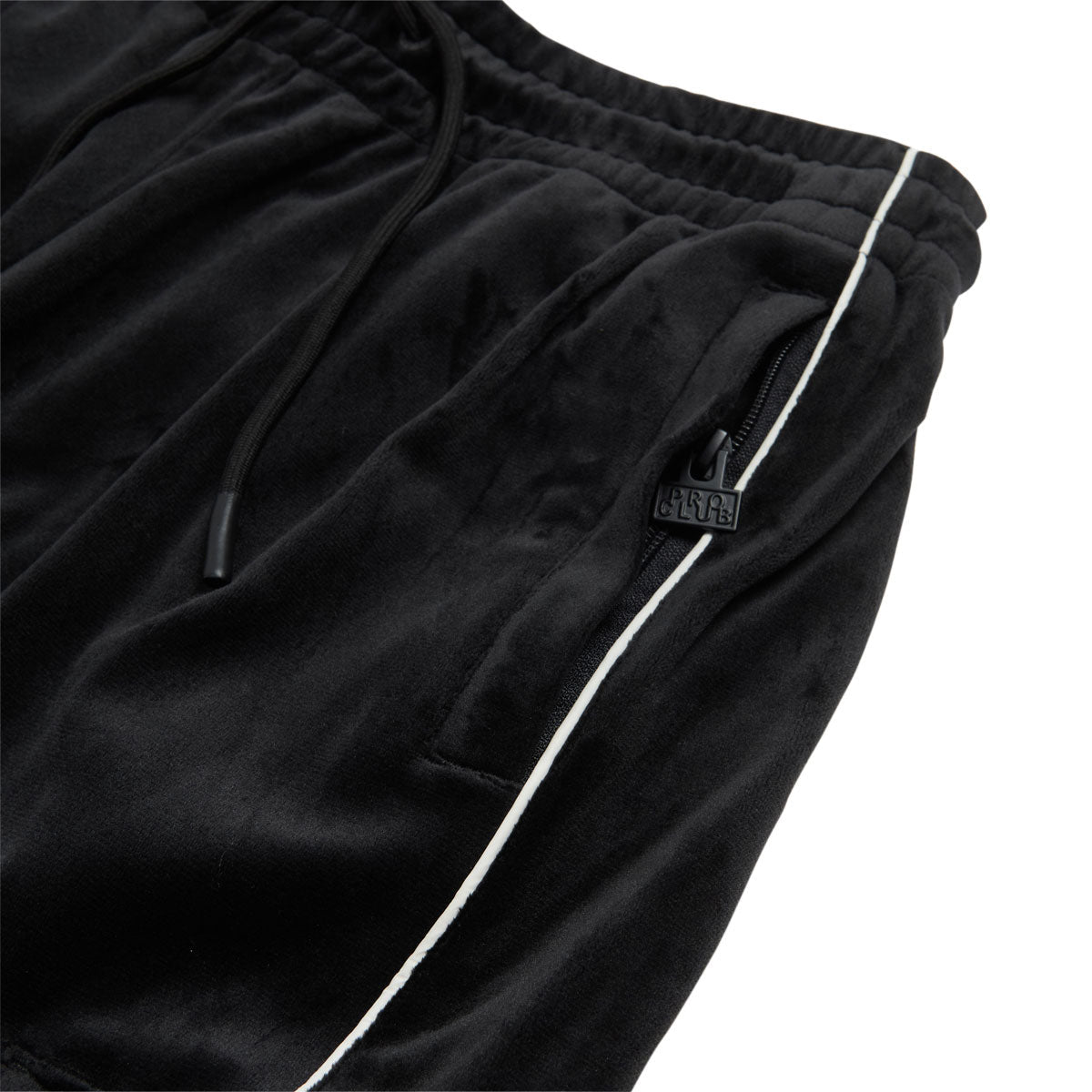 HUF x Pro Club Velour Cargo Pants - Black image 3