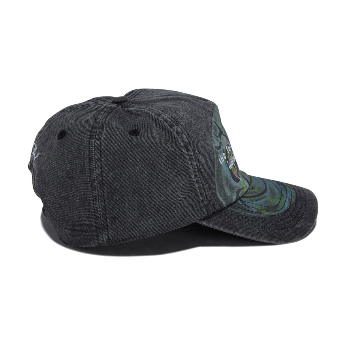 HUF x Kenny Scharf Television Snapback Hat - Washed Black image 4