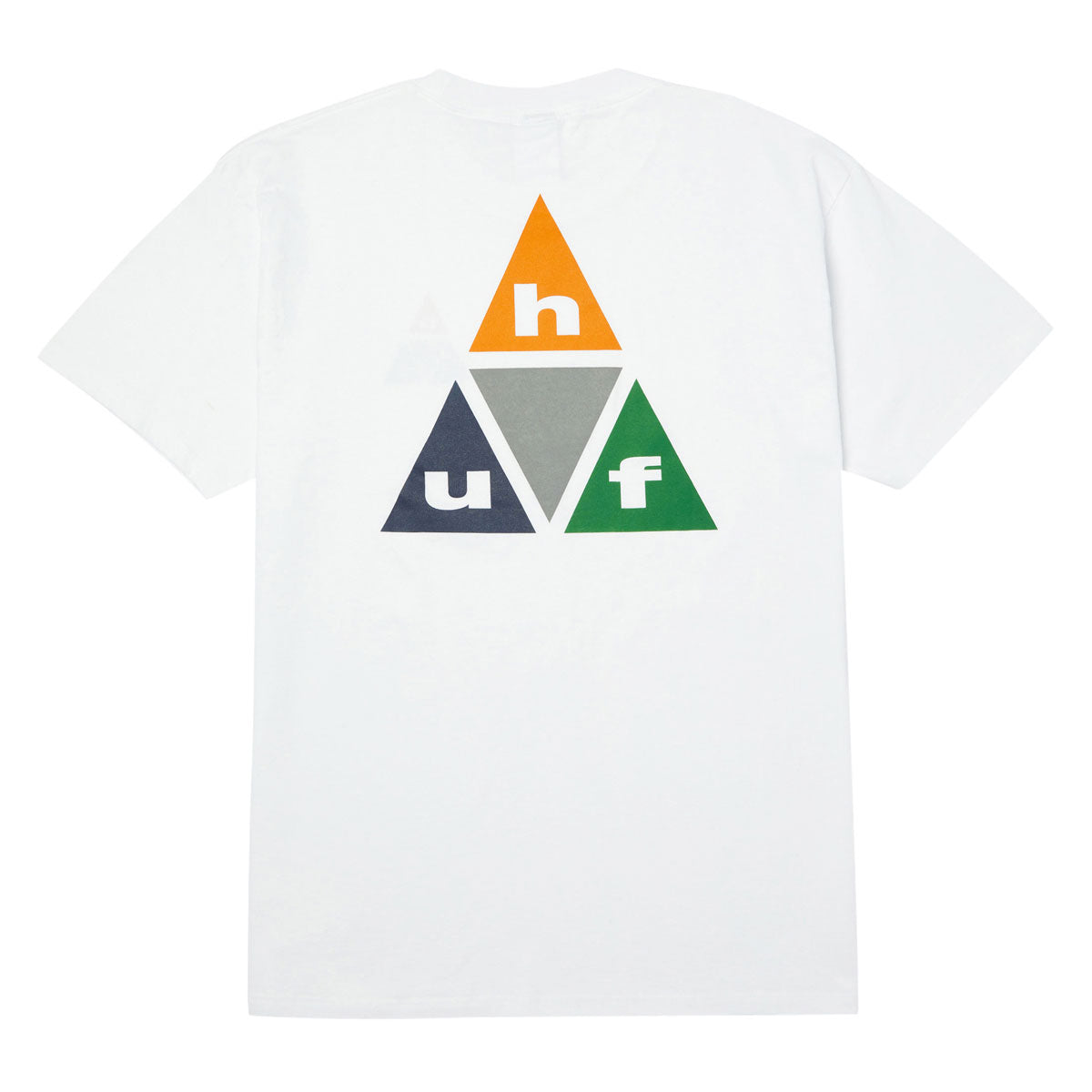 HUF Prism TT T-Shirt - White/Burnt Orange image 1