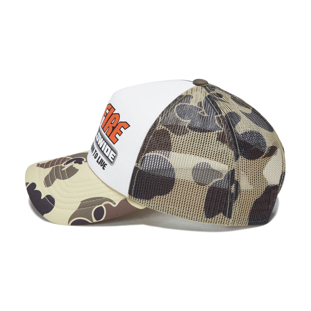 HUF x Burn Forever Trucker Hat - Camo image 3