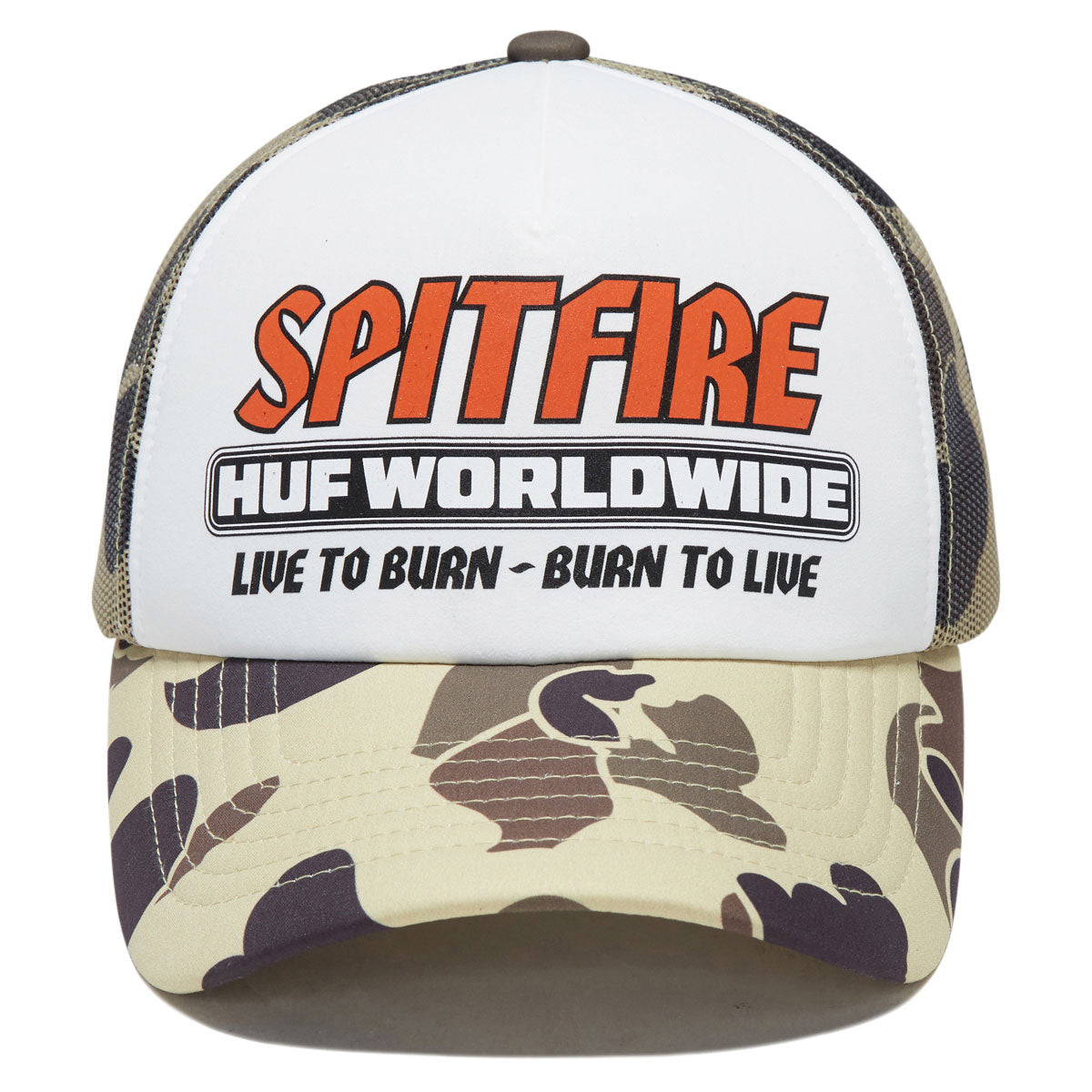 HUF x Burn Forever Trucker Hat - Camo image 5