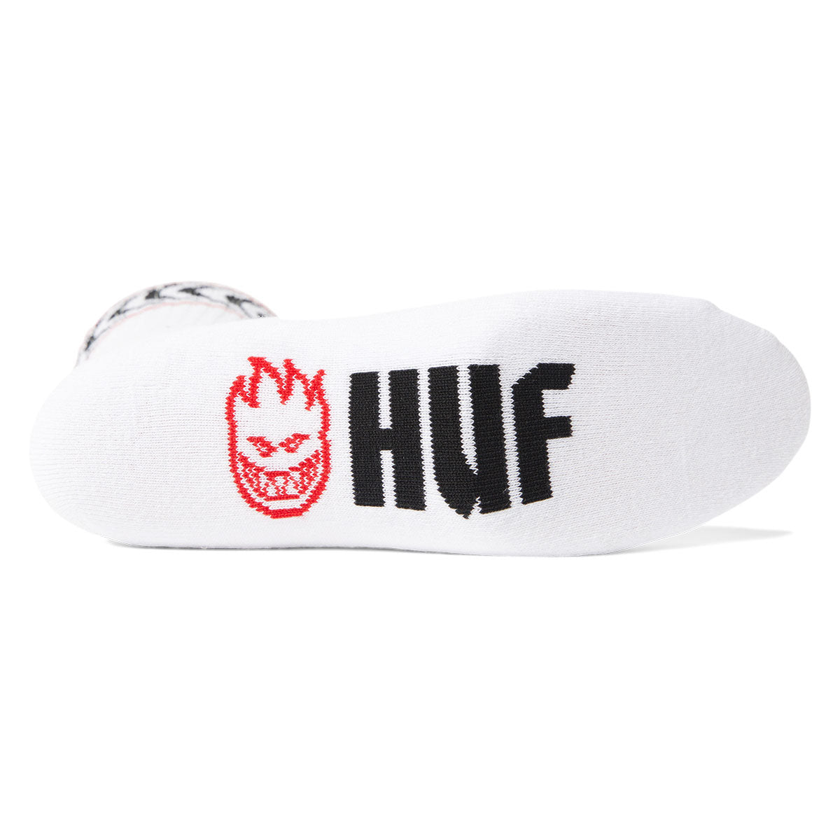 HUF x Spitfire Spiral Socks - White image 2
