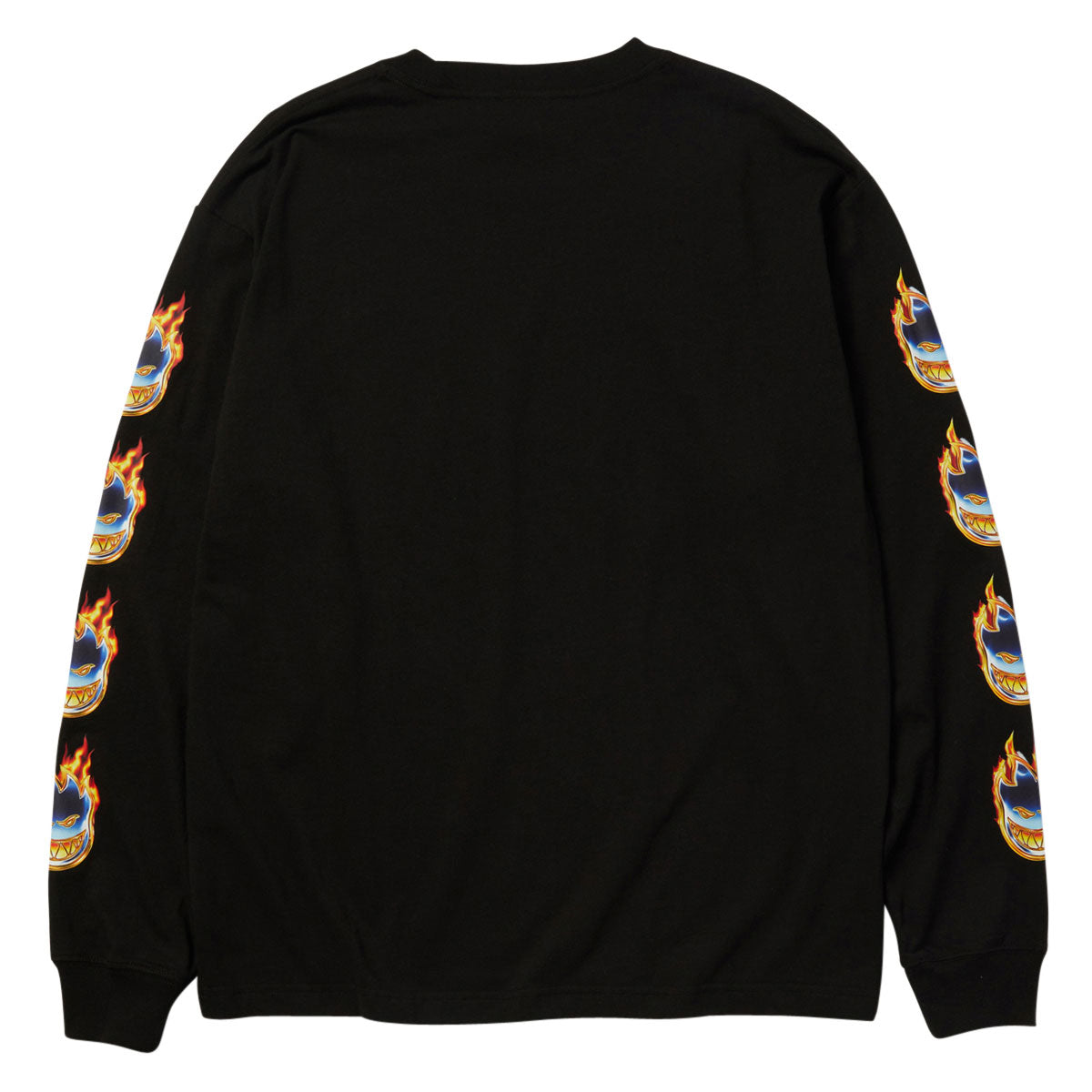HUF x Spitfire Chrome Head Long Sleeve T-Shirt - Black image 2