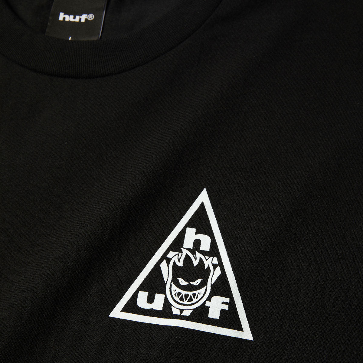 HUF x Spitfire Sticker TT T-Shirt - Black image 4