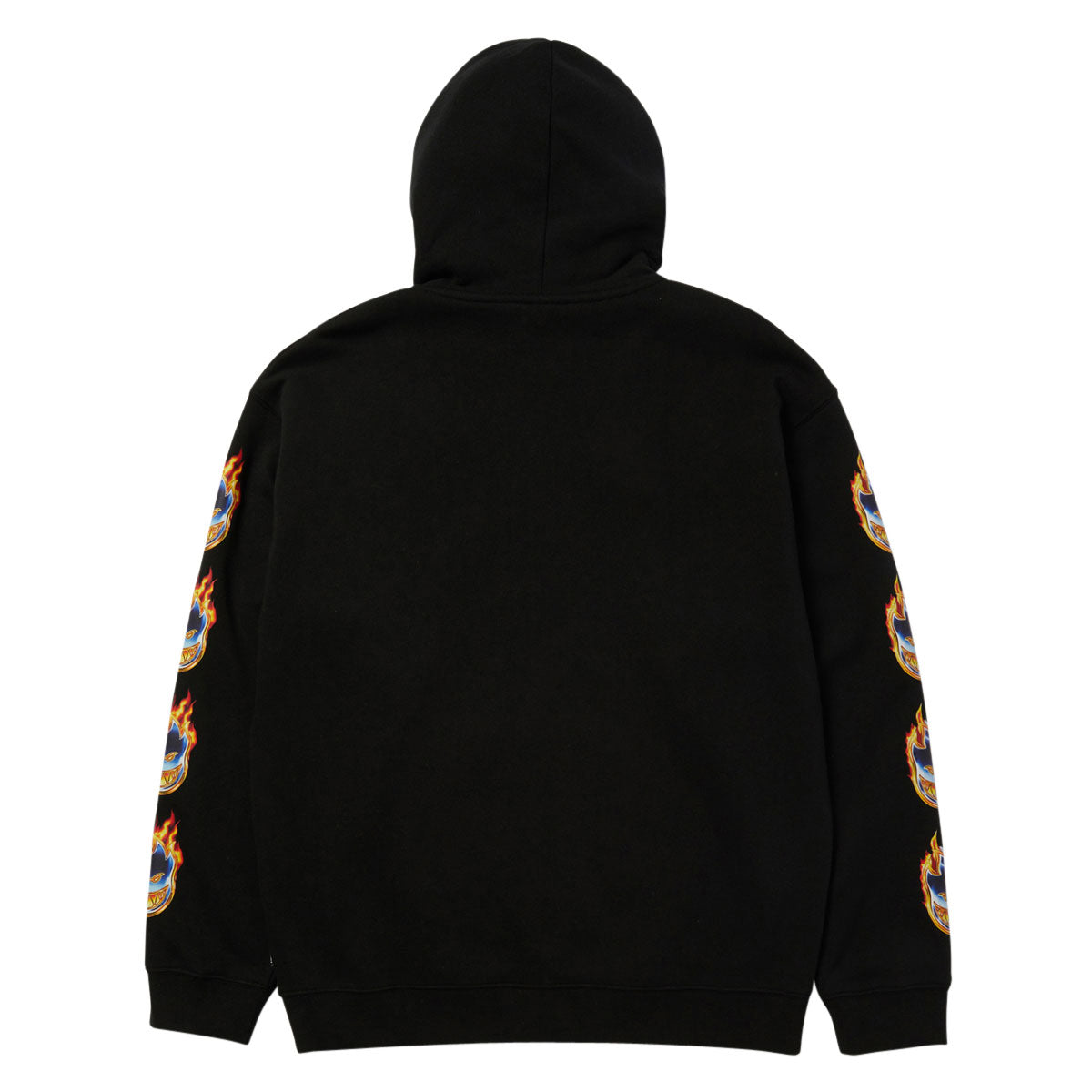 HUF x Spitfire Chrome Head Full Zip Hoodie - Black image 3