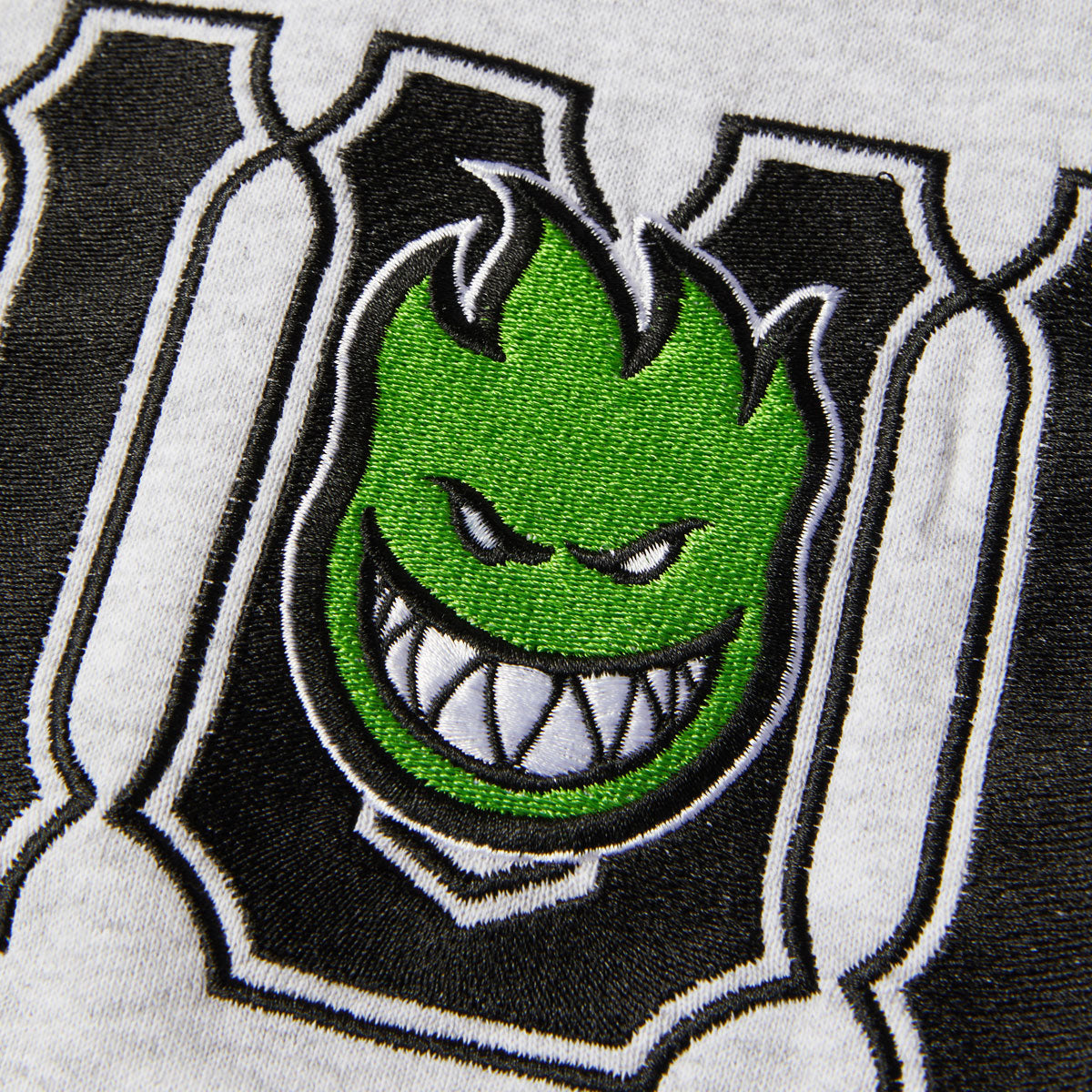 HUF x Spitfire Union Crewneck Sweatshirt - Heather Grey image 3