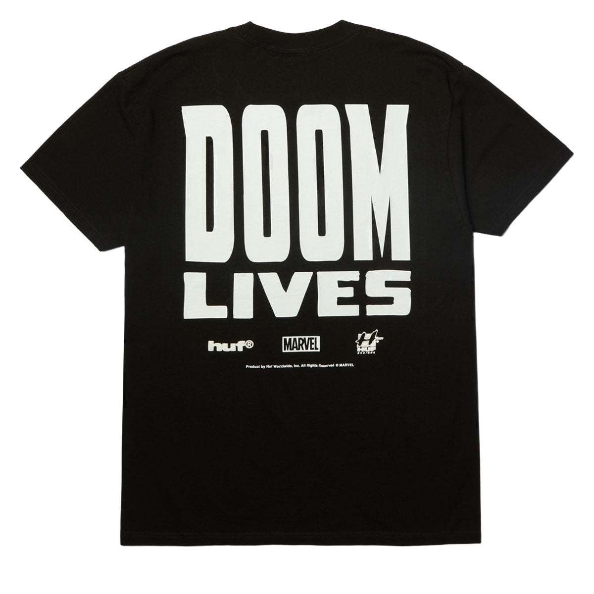 HUF x Marvel Doom Lives T-Shirt - Black image 2