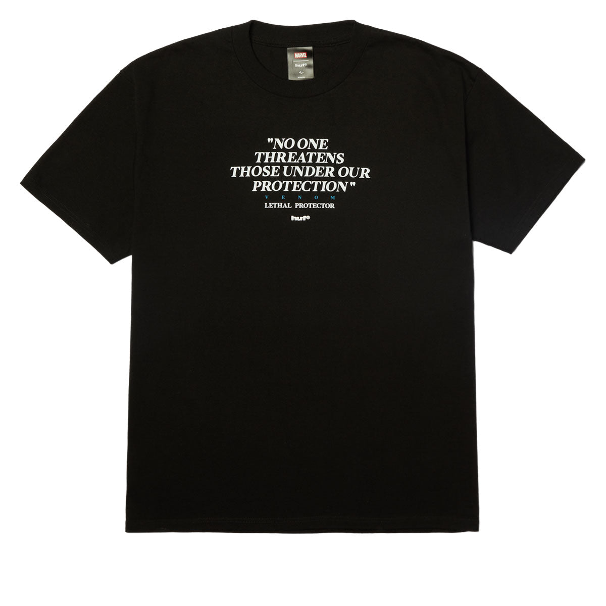 HUF x Marvel Venom Protector T-Shirt - Black image 1