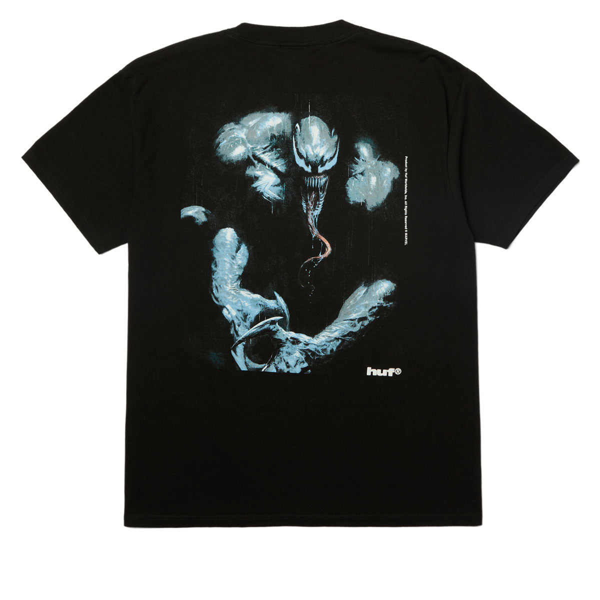 HUF x Marvel Venom Protector T-Shirt - Black image 2