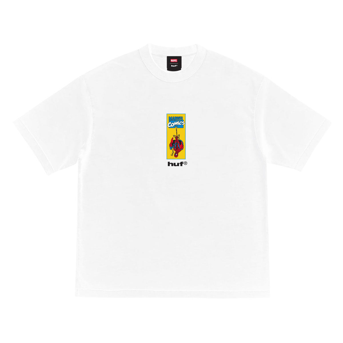 HUF x Spiderman Upside Down T-Shirt - White image 1