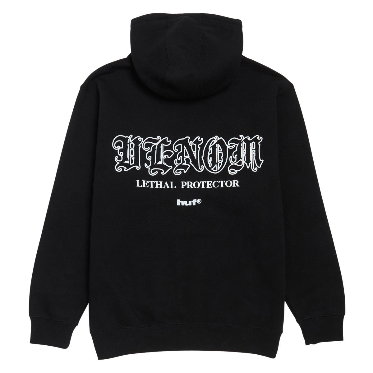 HUF x Spiderman Symbiosis Full Zip Hoodie - Black image 2