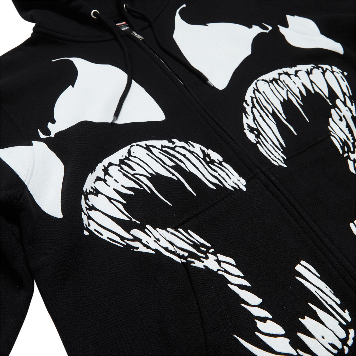 HUF x Spiderman Symbiosis Full Zip Hoodie - Black image 3