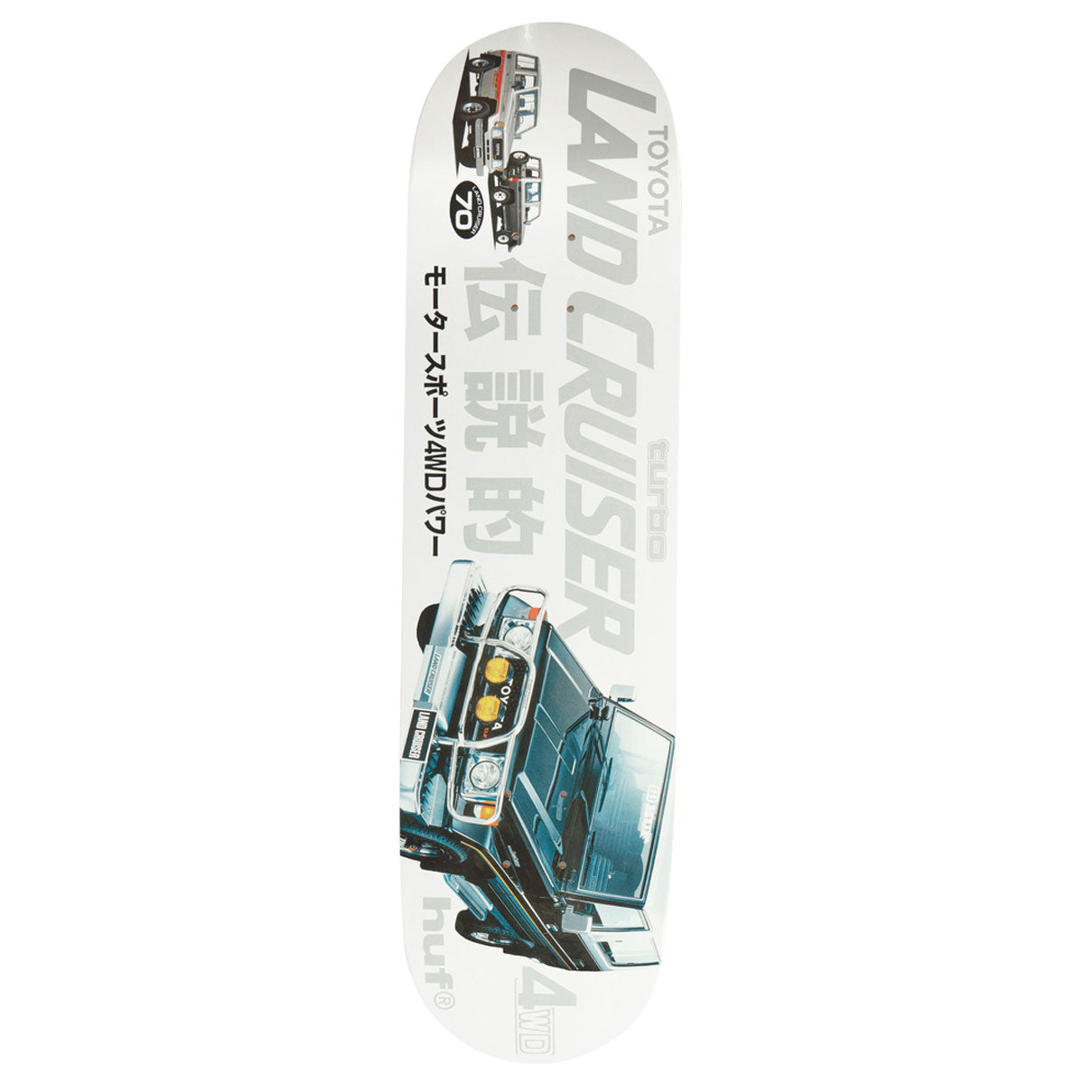 HUF x Toyota Land Cruiser Skateboard Deck - Multi - 8.25