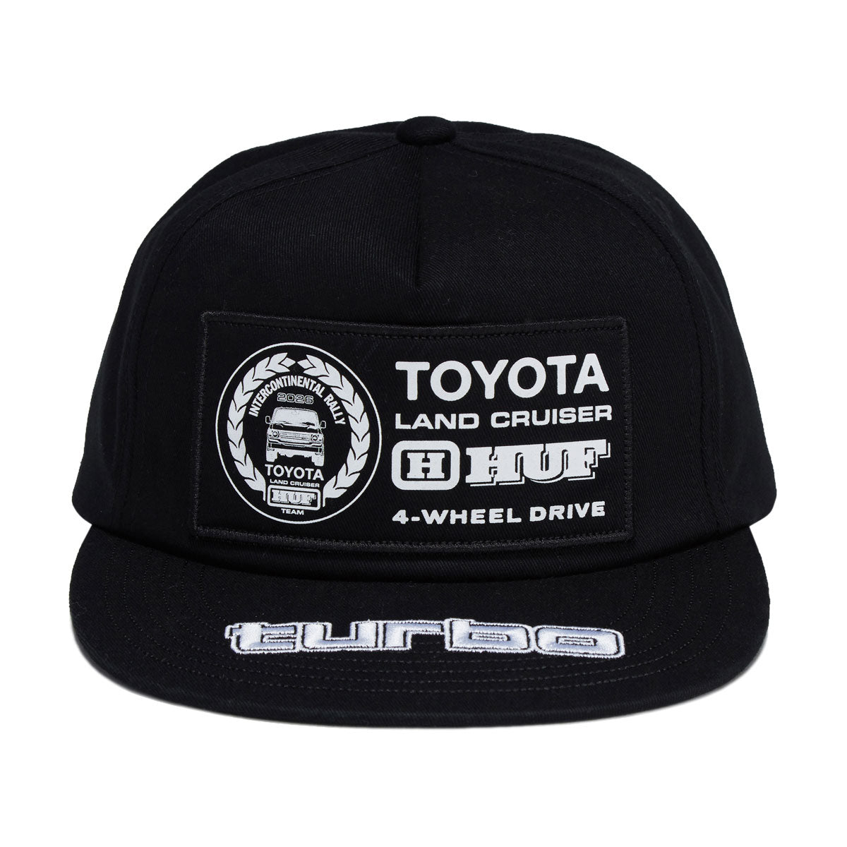 HUF x Toyota Land Cruiser Rally Snapback Hat - Black image 5