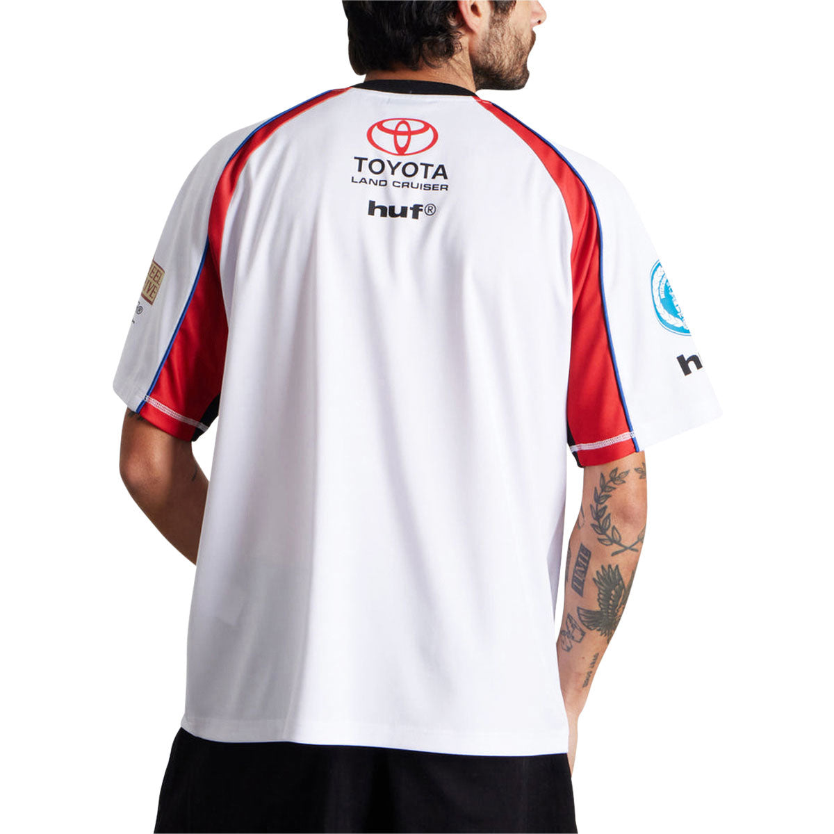 HUF x Toyota Land Cruiser Rally Jersey - White image 4