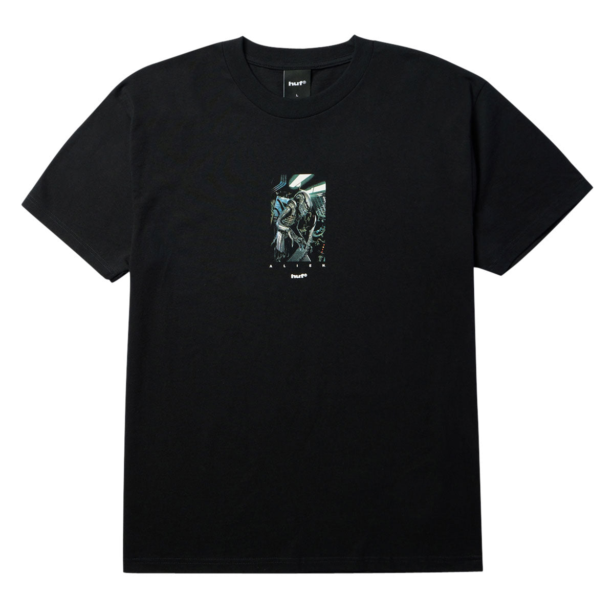 HUF x Aliens Scream T-Shirt - Black image 1