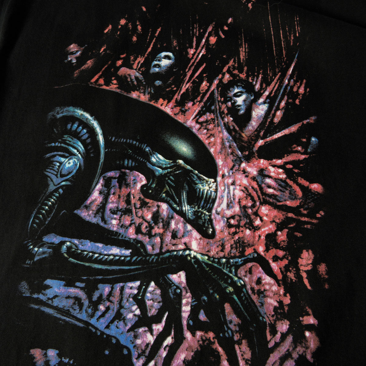 HUF x Aliens Manifest T-Shirt - Black image 3
