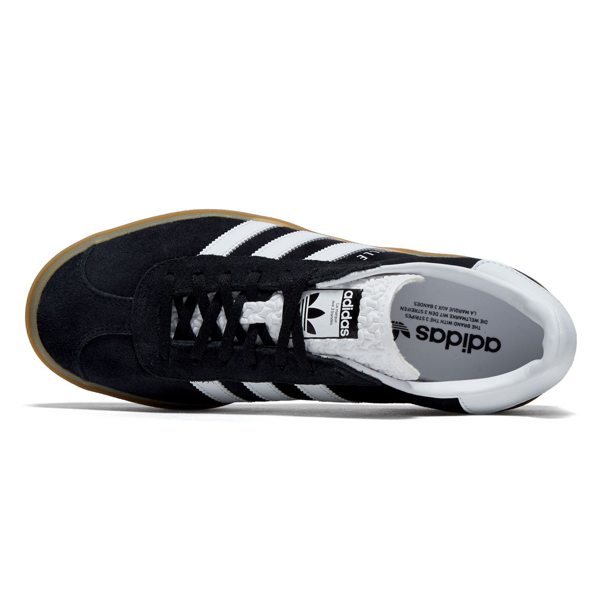 Adidas Womens Gazelle Bold Shoes - Core Black/Ftwr White/Ftwr White image 3