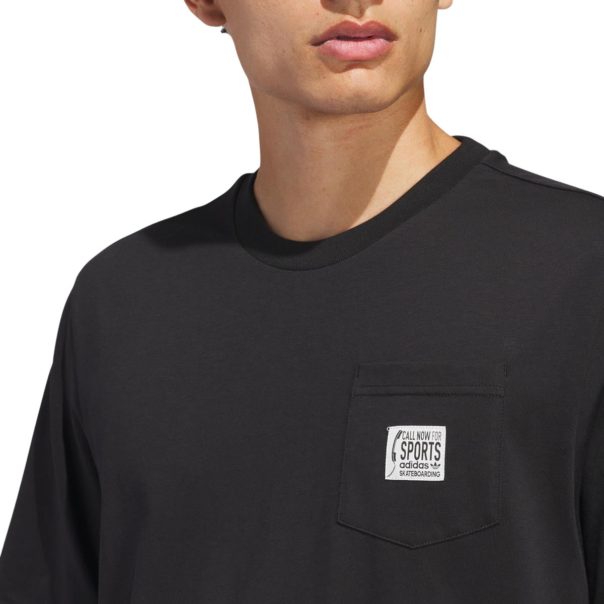 Adidas Call Sports Pocket T-Shirt - Black image 5